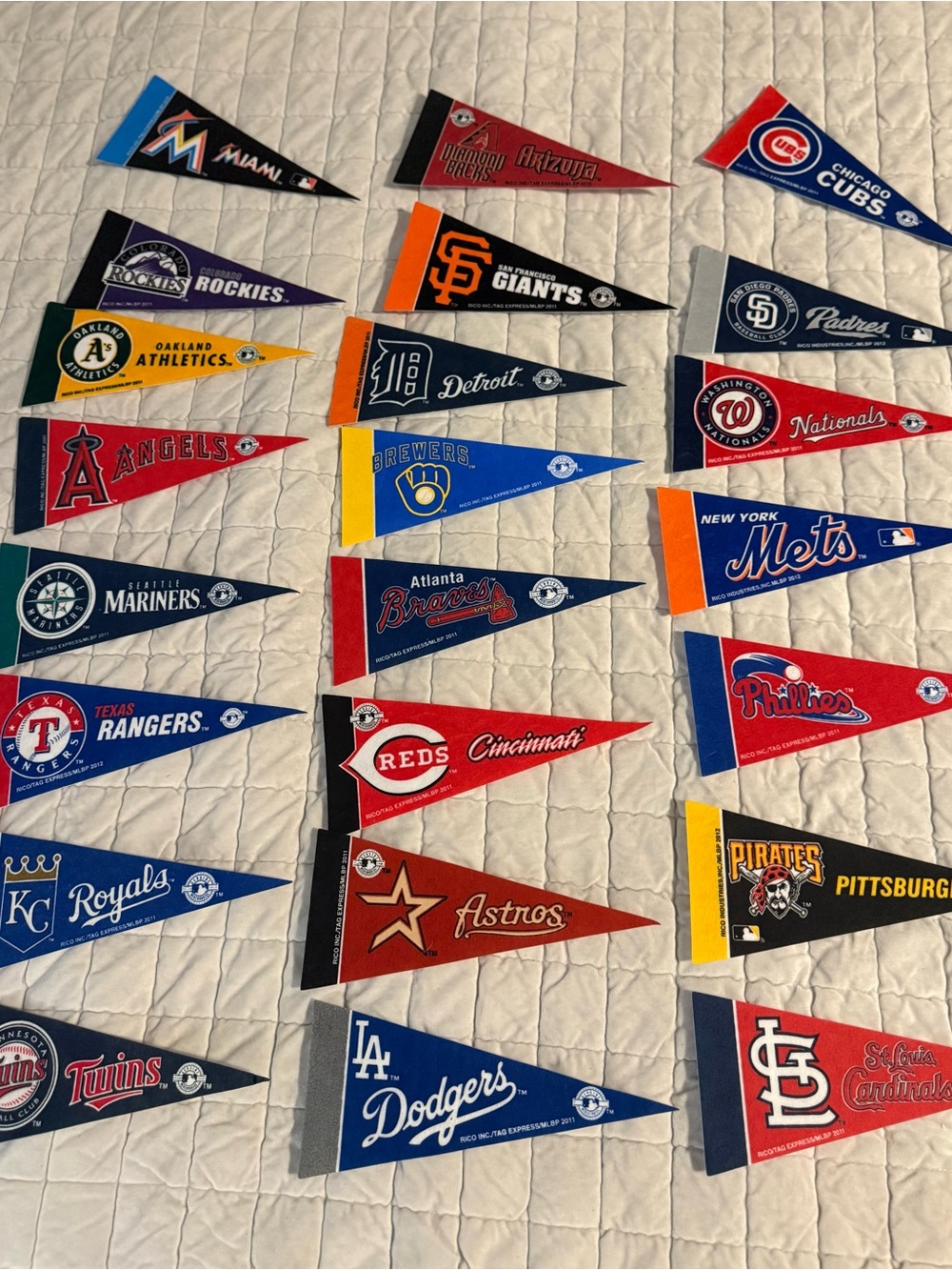 MLB Team Pennant Flags Bundle